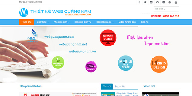 Thiết kế  web Quảng Nam